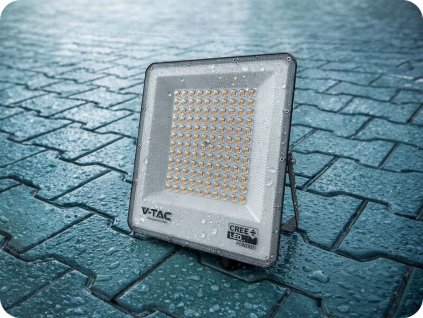 LED reflektor 100W, 8150lm, CCT promjena boje 3000K/4000K/6500K, CREE CHIP, crni