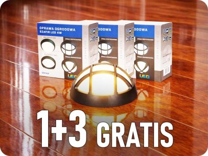 LED zidna svjetiljka SZAFIR 4W, 270lm, 1+3 gratis! [OR-OP-6018LPMP3]
