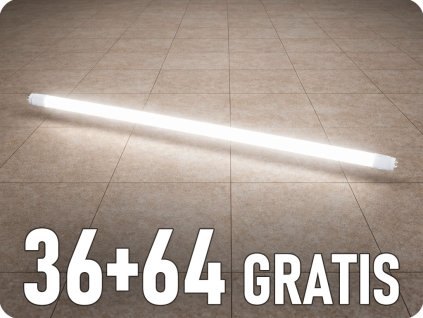 LED cijev T8 23W, 2380lm, G13, 150cm, 36+64 gratis!