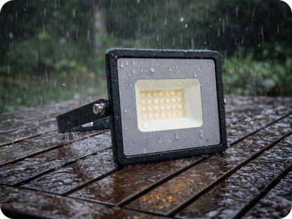 LED reflektor 30W, 2510lm, crni