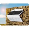 LED SOLARNA SVJETLA SA SENZOROM POKRETA 7W, 800lm, bijela/crna, IP65, 4000K