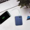 Powerbank 10000mAh digitalni zaslon 2xUSB plava