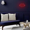 Forever Light Neon LED dekoracija crvene usne [RTV100207]