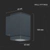 Zidna lampa GU10 IP44/2-PACK!