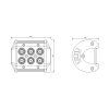 LED CREE radno svjetlo 14W IP67 [LB0031]
