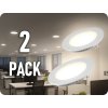 LED ugradbena ploča 18W, 1400lm, okrugla/2-PACK!