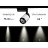 LED tračnice svjetiljke 35W, 2850 lm, 24°