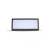 LED zidna svjetiljka 12W, 1250lm, crna