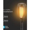 Solar LED Purgatory Lamp 1W 4kom, 1+1 gratis!