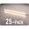 T8 LED cijev 9W, 60cm, plastika/25-PACK!