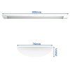 Prizmatični LED panel 20W, 2400lm, 90cm, 1+1 gratis!