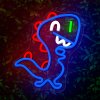 Forever Light Neon LED dekoracija DINO plava USB