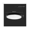 LED svjetiljka 36W 3820LM okrugla, 1+1 gratis!