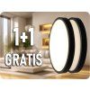 LED svjetiljka 36W 3820LM okrugla, 1+1 gratis!