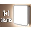 LED svjetiljka 48W 5160LM kvadratna 1+1 gratis