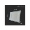 LED reflektor 200W, 16450lm, IP65, 110°, bijeli
