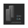 Powerbank 10000mAh, 2x USB + 1x USB tip C, crna