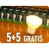 LED žarulja GU10 2,9 W, 250 lm, 100°, 5+5 gratis!
