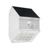 LED solarna zidna svjetiljka sa senzorom 2,5W, 300lm, CCT, bijela, 1+1 gratis!