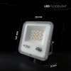 LED reflektor 10W, 730lm, CCT, CREE CHIP, crni, 1+1 gratis!