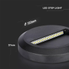 LED svjetiljka za stepenice 2W, 80lm, IP65, crno/2-PACK!
