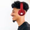 Bežične Bluetooth slušalice, 500 mAh, crvene