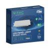 Ugrađeni LED panel s napajanjem od 12W, 1320lm, Backlit, kvadratni