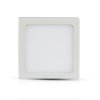 LED nadgradna ploča s napajanjem, 12W, 900lm, kvadratna