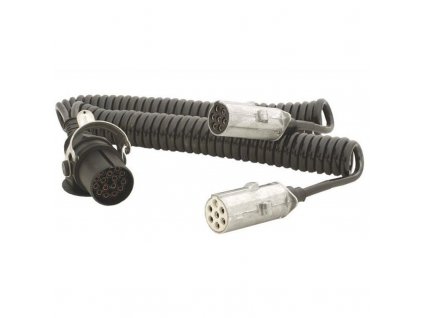 3,8M, 24V, 15-polni / 2x 7-polni spiralni adapter [E1570]