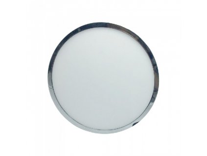 Mrežna plošča LED z napajalnikom, 6W (420Lm), krom, okrogla