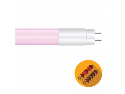 LED T8 TUBE za osvetlitev mesa, 18W, 120 CM, G13, STEKLO/PLASTIKA