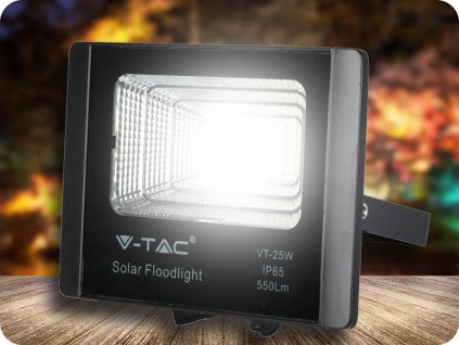 LED sončni reflektor z 12W solarno ploščo, 550 lm, IP65, 5000 mAh