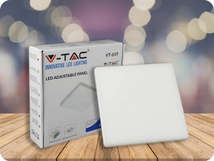 24W LED plošča s prilagodljivo montažo, kvadratna, 1800 lm Samsungov čip