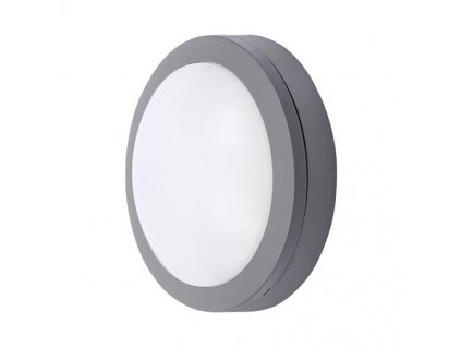Solight LED zunanja razsvetljava okrogla, siva, 13W, 910lm, 4000K, IP54 [WO746]