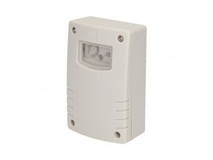 Senzor ORNO za somrak 230V, max 1200W, IP44, nastavljiv 3-500 luksov, nastavitev časa 1-9 ur [OR-CR-209]