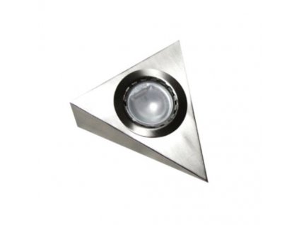 Stenska svetilka G4, 12V, IP45, trikotna, brez stikala, iz nerjavečega jekla [AC.045BS812S]