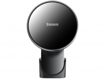 Baseus Big Energy Avtomobilski nosilec za telefon s 15W brezžičnim polnjenjem, za iPhone 12, črn