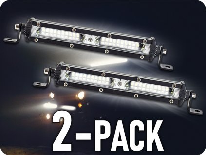 LED delovna luč 27W, 1200lm, 12/24V, 18xLED/2-PACK! [LB0074]