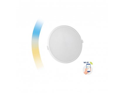 SMART vgradni LED panel 22W, 2000lm, CCT+DIM, okrogel [SLI038017CCT]