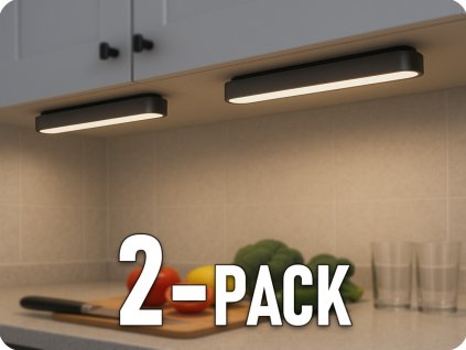 LED luč za polnjenje z upravljanjem na dotik 4,5W, 5V, 4000K, siva/2-PACK!