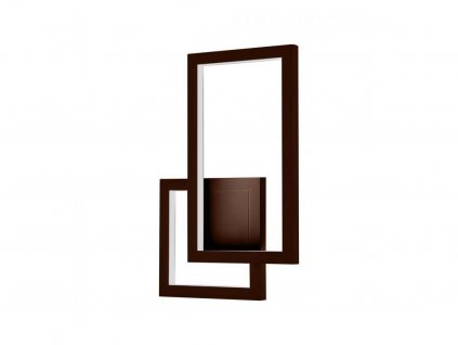 LED stenska svetilka 20W 2400LM rjavo-rdeča CORTEN IP20