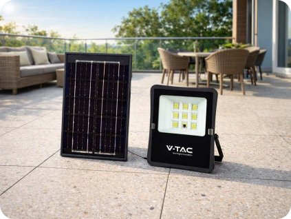 LED solarni reflektor 2,3W s solarnim panelom 6W, 400lm, 5000mAh, 100°