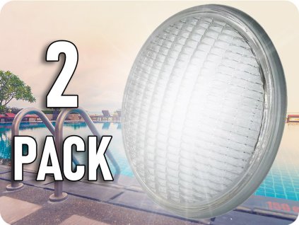 LED svetilka za bazen 18W, 2000lm, PAR56, 12V, IP68, 6500K/2-PACK!