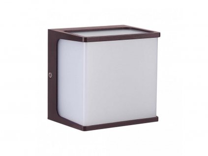 LED stenska svetilka 8W, IP65, rjava
