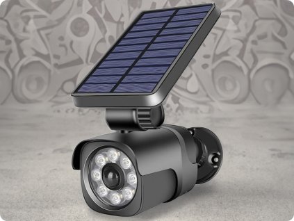 SOLARNI REFLEKTOR + MODEL KAMERE 2 V 1, 4W, 300lm, 6000K, 1500mAh [RTV100335]