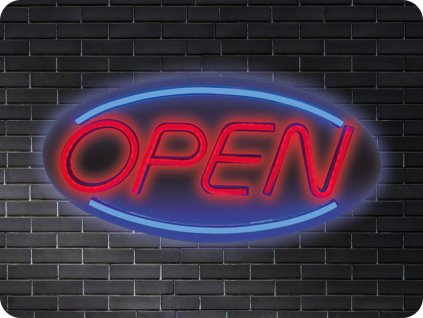 Forever light Neon LED dekoracija OPEN zatemnitev, USB [RTV100454]