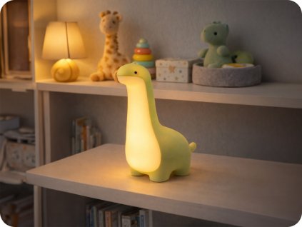 DINOZAVROVA NOČNA SVETILKA 2,6W, 3000K [MW20724]