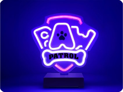 LED NEON STOJALO DEKORACIJA TAČKOVNA PATRULJA - LOGO [GSM189324]