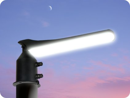 LED linija LED javna razsvetljava FLAMINGO z adapterjem, 30W, 3000lm, IP65, 4000K, črna [203815]