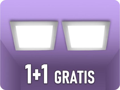LED VGRADNA PLOŠČA Z NAPAJALNIKOM 18W, 1850LM, BACKLIT, KVADRATNA, 1+1 gratis!